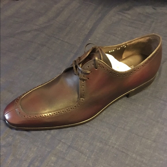 Salvatore Ferragamo Nikel Lace-Up Oxford, Burgundy main image 5