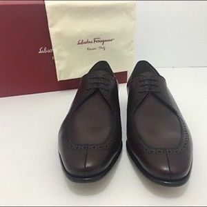 Salvatore Ferragamo Nikel Lace-Up Oxford, Burgundy