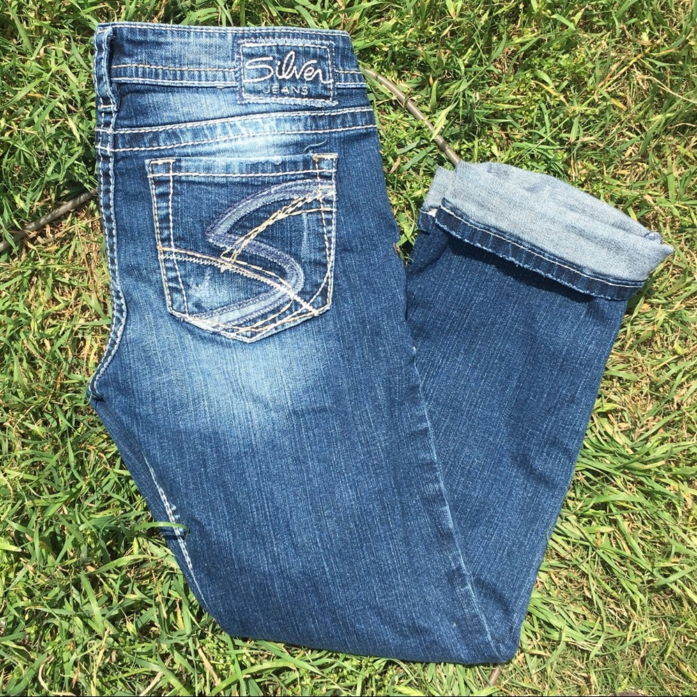 Big Star Distressed Capri Denim