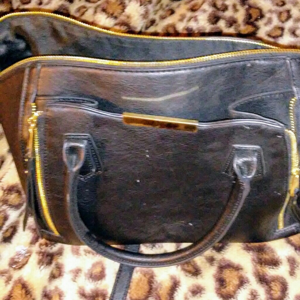Black Leather Purse