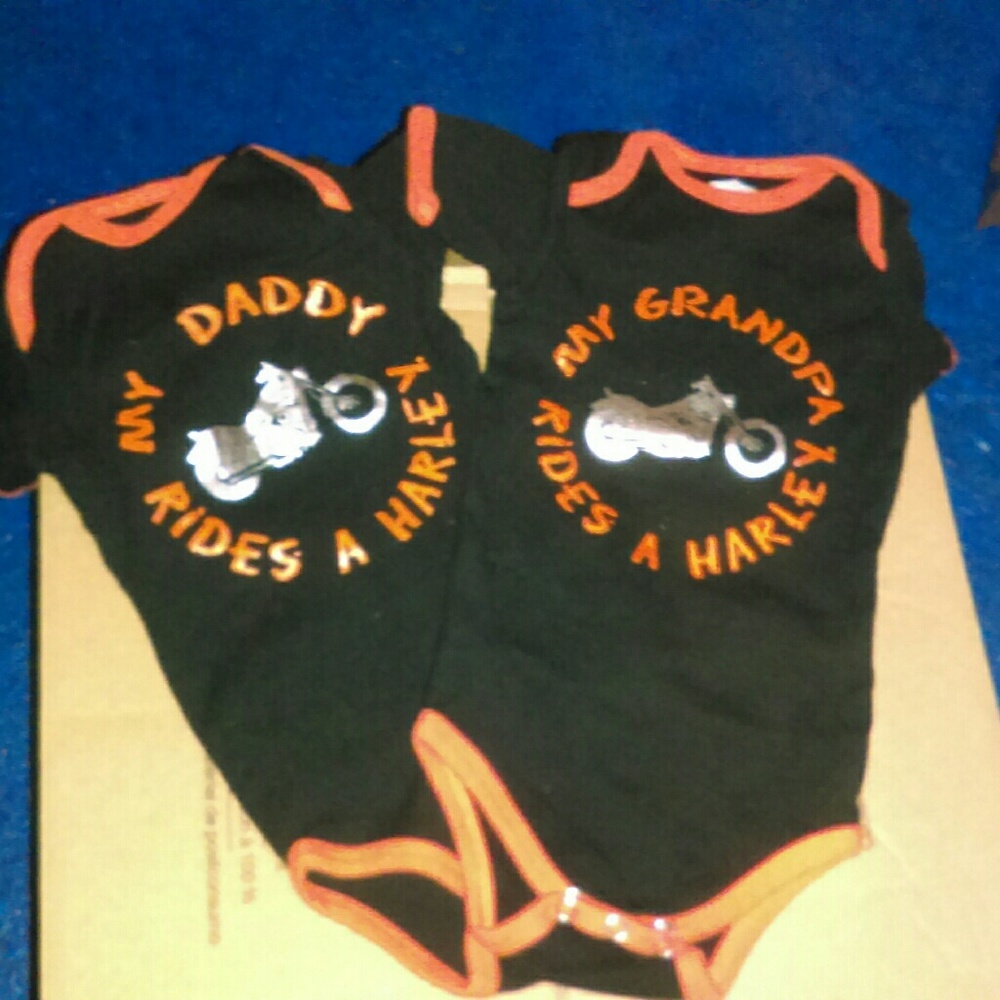 Harley davidson onsie 18months sold seperately