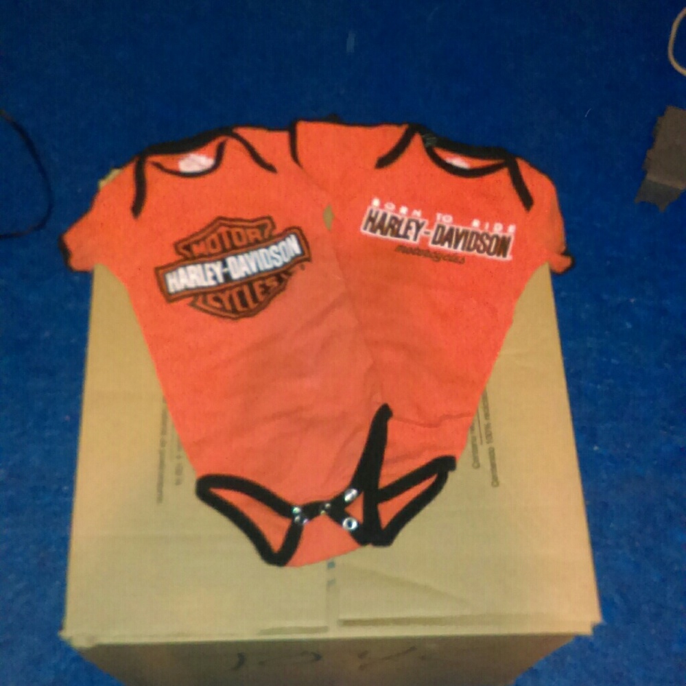 Harley davidson onsie 18month sold seperately