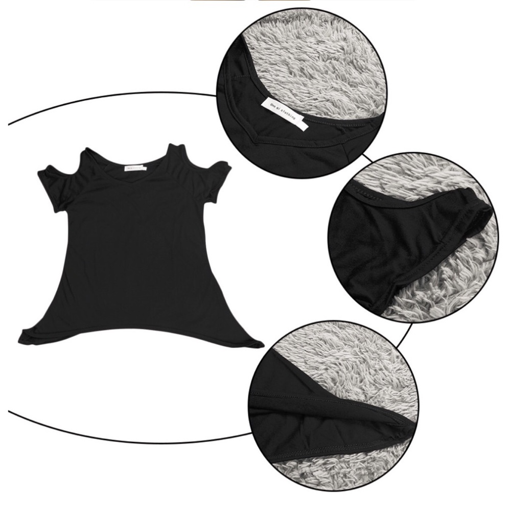 Cold Shoulder Top. (Sz. M-3X) - Picture 6 of 6