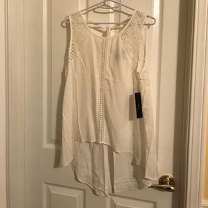 Anything Is Possible Ivory Lace Top