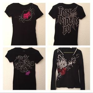 Fox Racing and Metal Mulisha Tshirts