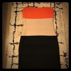 F21 strapless dress only used once!!
