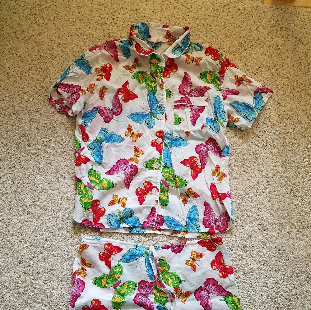 Victoria's Secret Butterfly Pajama Set