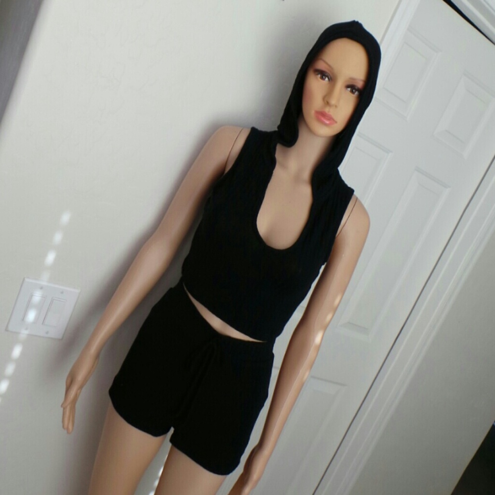 ✨✨✨✨🆕black two piece casual outfit????????