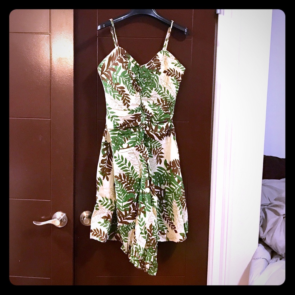 Strappy garden party dress