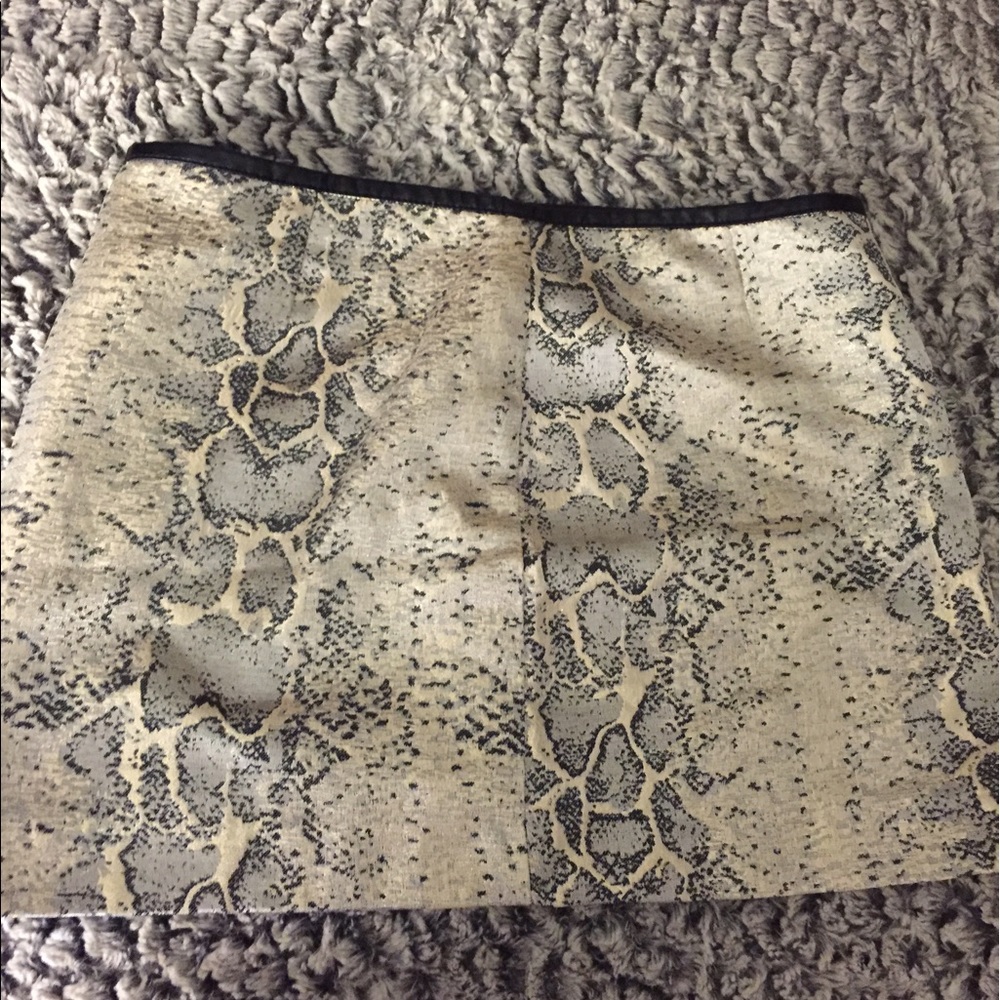 Faux snake skin mini