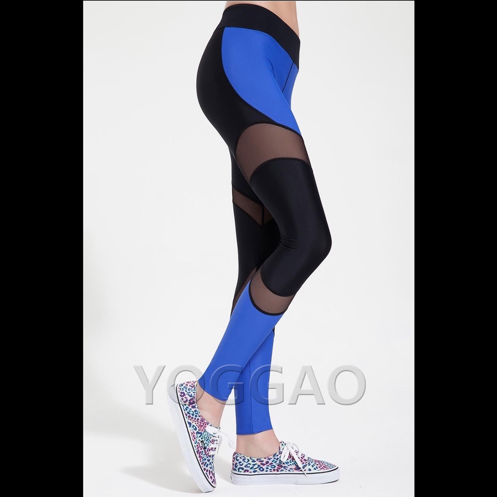 (Made in TURKEY) Karma Yoga Pants Mesh Leggings