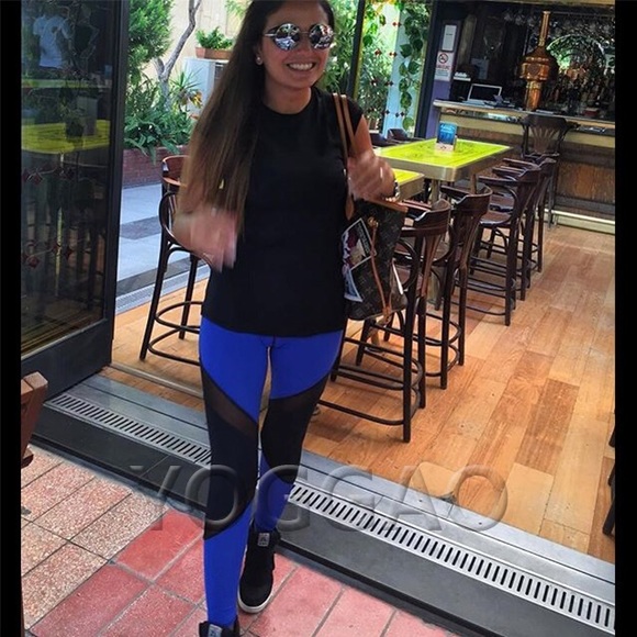 (Made in TURKEY) Karma Yoga Pants Mesh Leggings - Picture 6 of 6