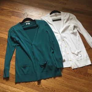 Two Old Navy Long Cardigans