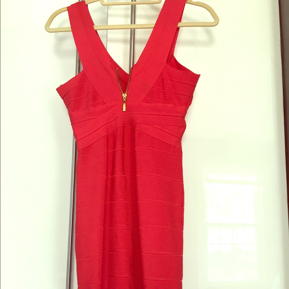 BEBE bandage dress