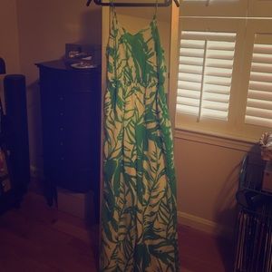 Lilly Pulitzer for Target green palm jumpsuit