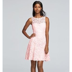 David's Bridal Short Lace Dress