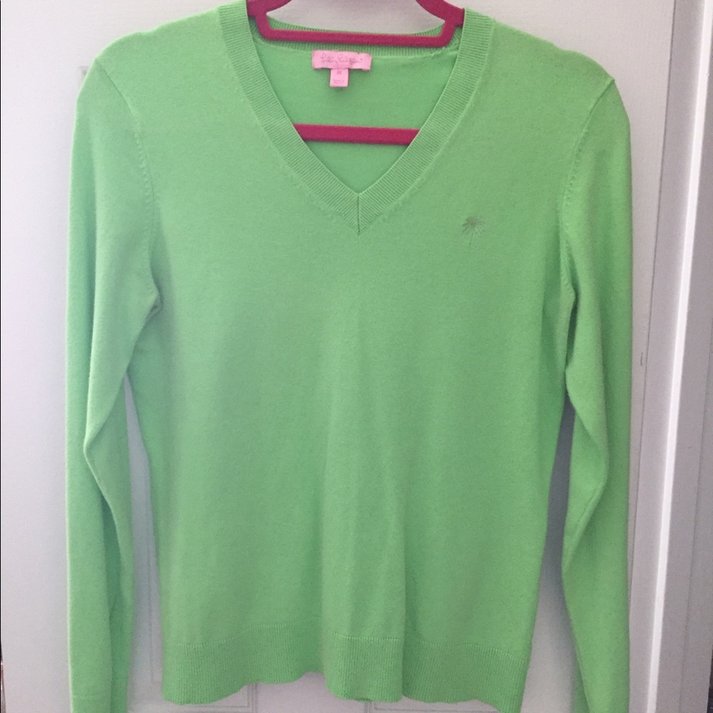 GUC Lilly Pulitzer Green Sweater