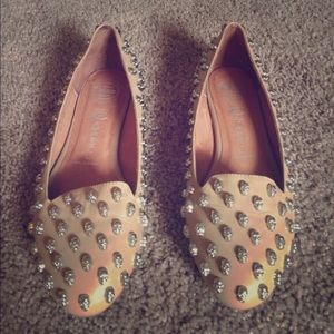 Jeffrey Campbell skull studded loafers