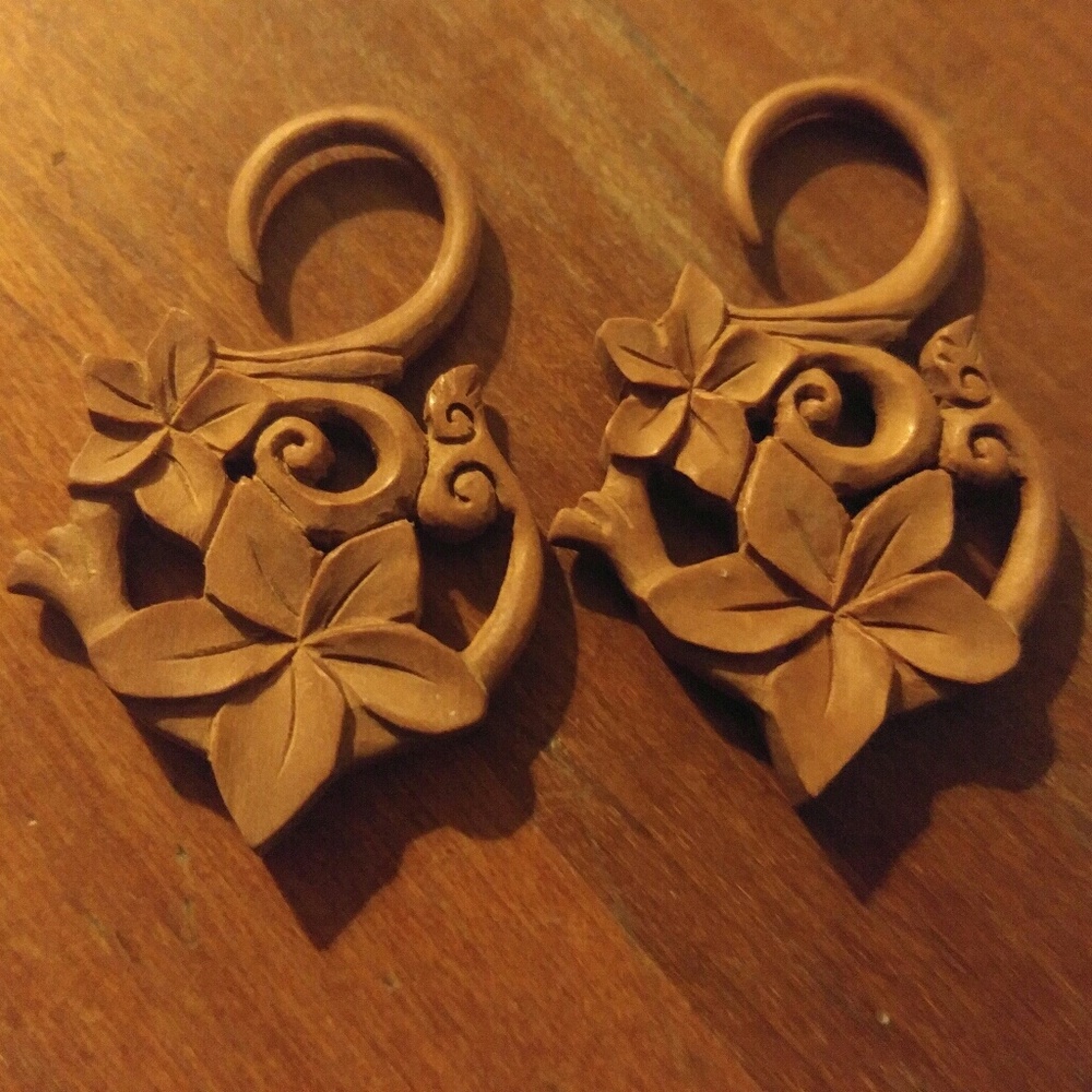 8 gauge hand made wood hangers