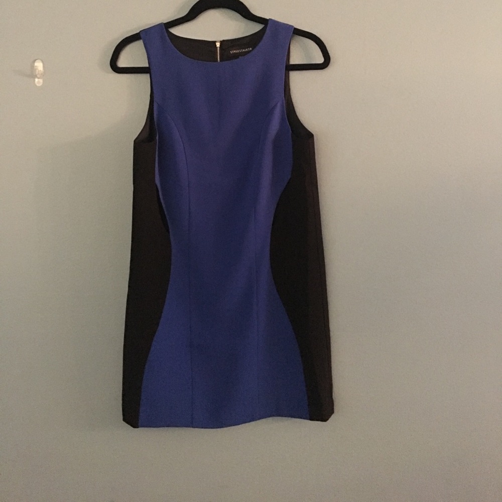 Black and blue cocktail dress XS