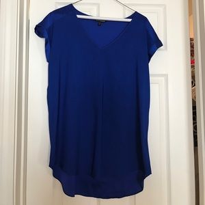 Express blue blouse