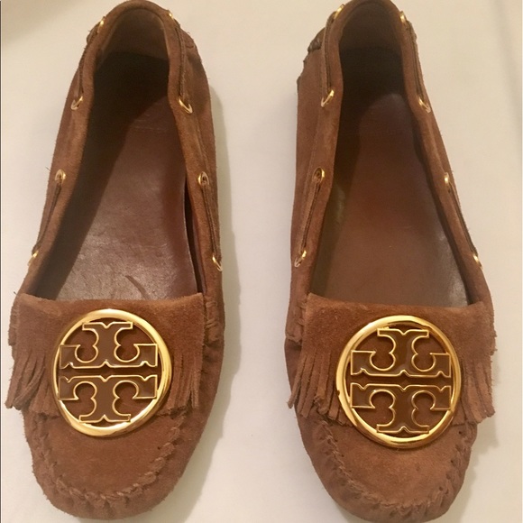 Tory Burch Shoes - Tory Burch fringe suede flats