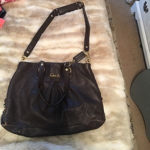 Coach leather bag