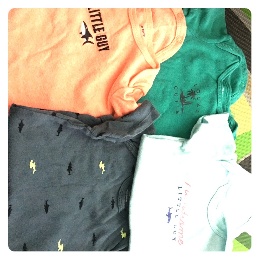 Onesies all from carters