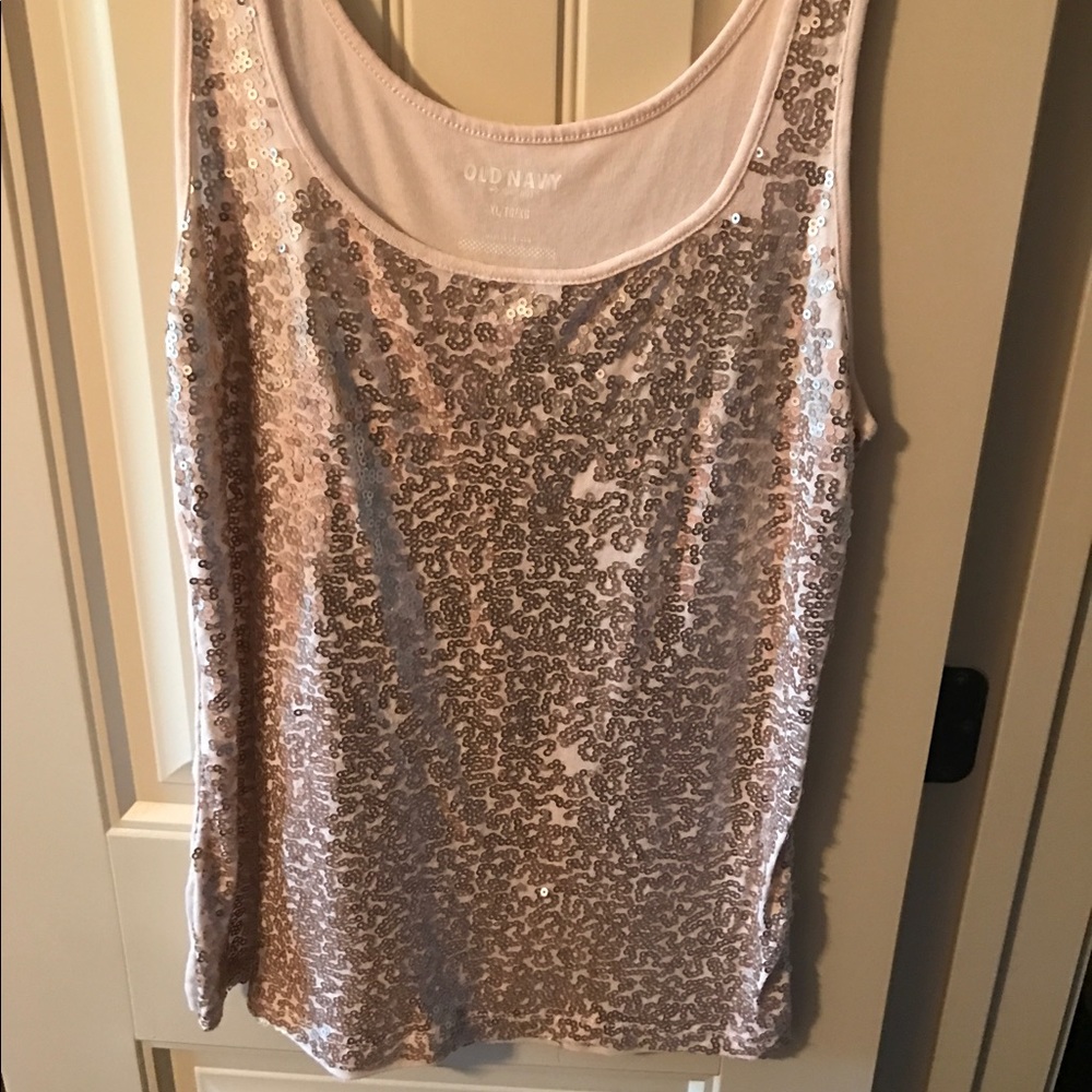 Old Navy Sequin tank XXL