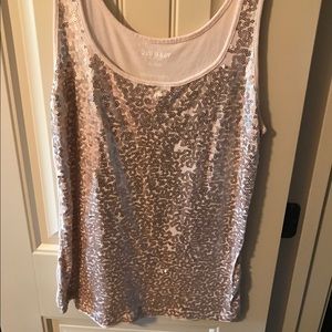 Old Navy Sequin tank XXL