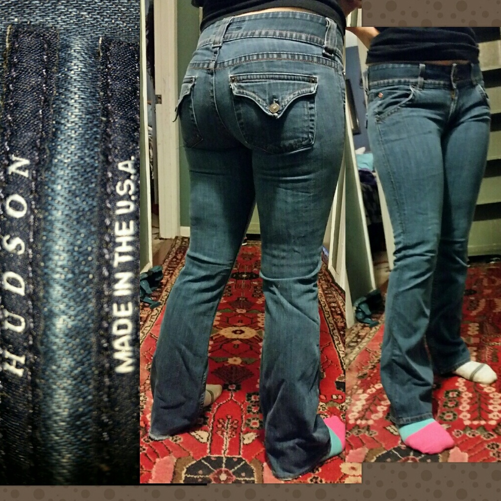 Hudson Petite Signature Bout Cut Jeans - Picture 2 of 8