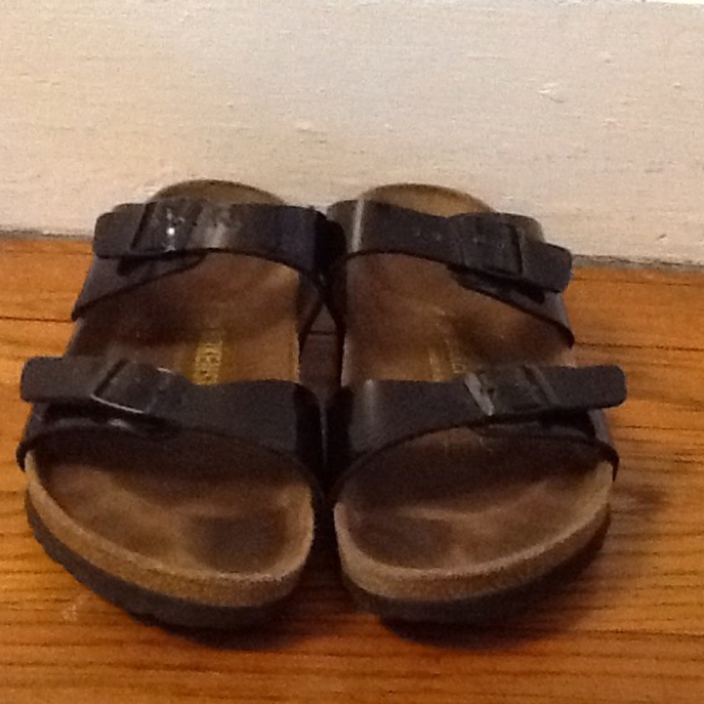 Black Patent Leather Birkenstock sz39