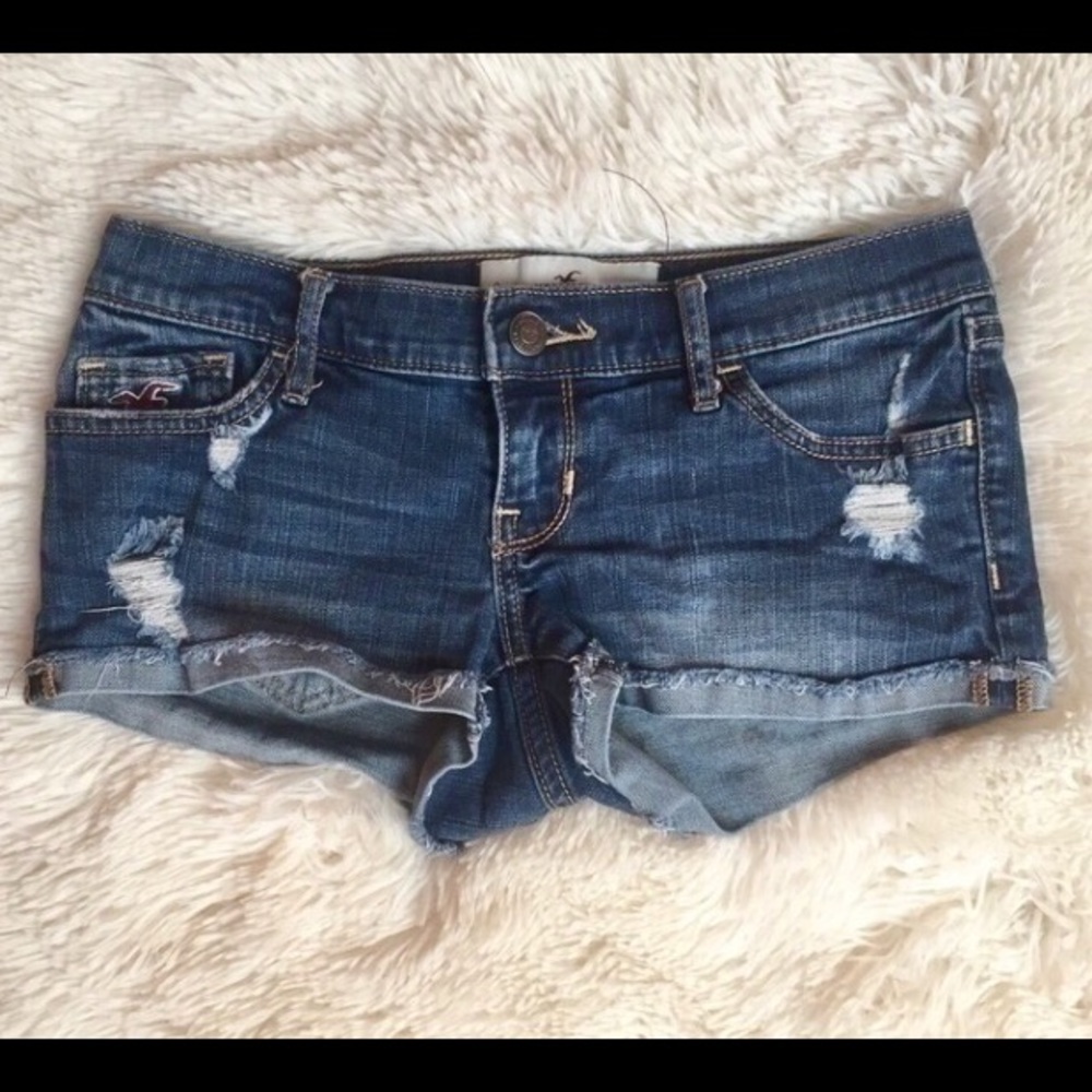 Hollister jean shorts