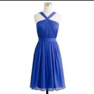 J. Crew Sinclair Dress in Casablanca Blue