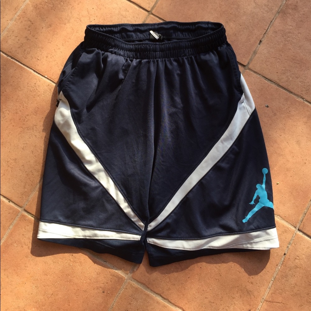 Navy Blue Jordan Dri Fit Shorts