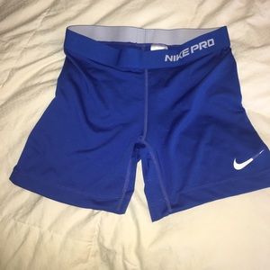 Nike spandex workout shorts
