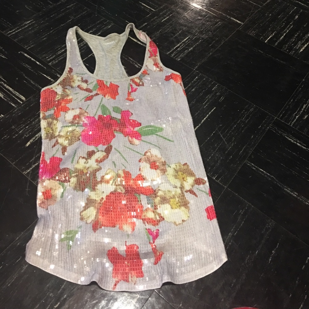 XS Sequin Tank Top