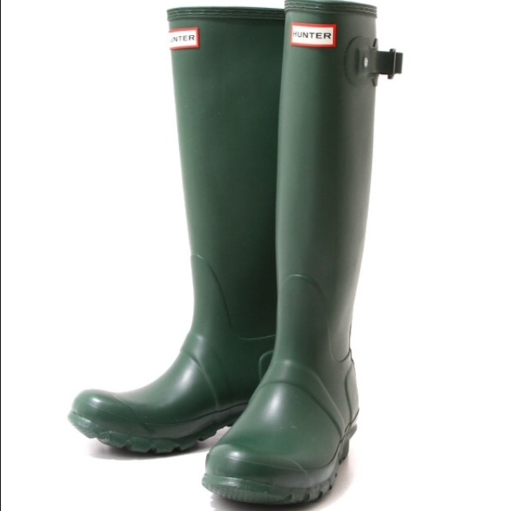 Hunter Original Tall Boots Matte Green