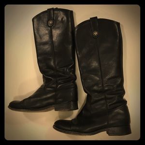 Black Frye Melissa Button boots