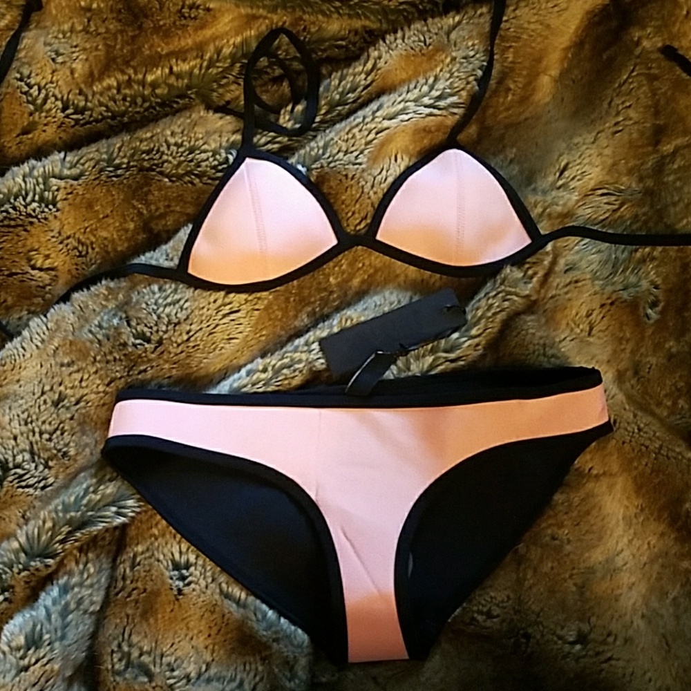Pink TRIANGL bathing suit new with tags