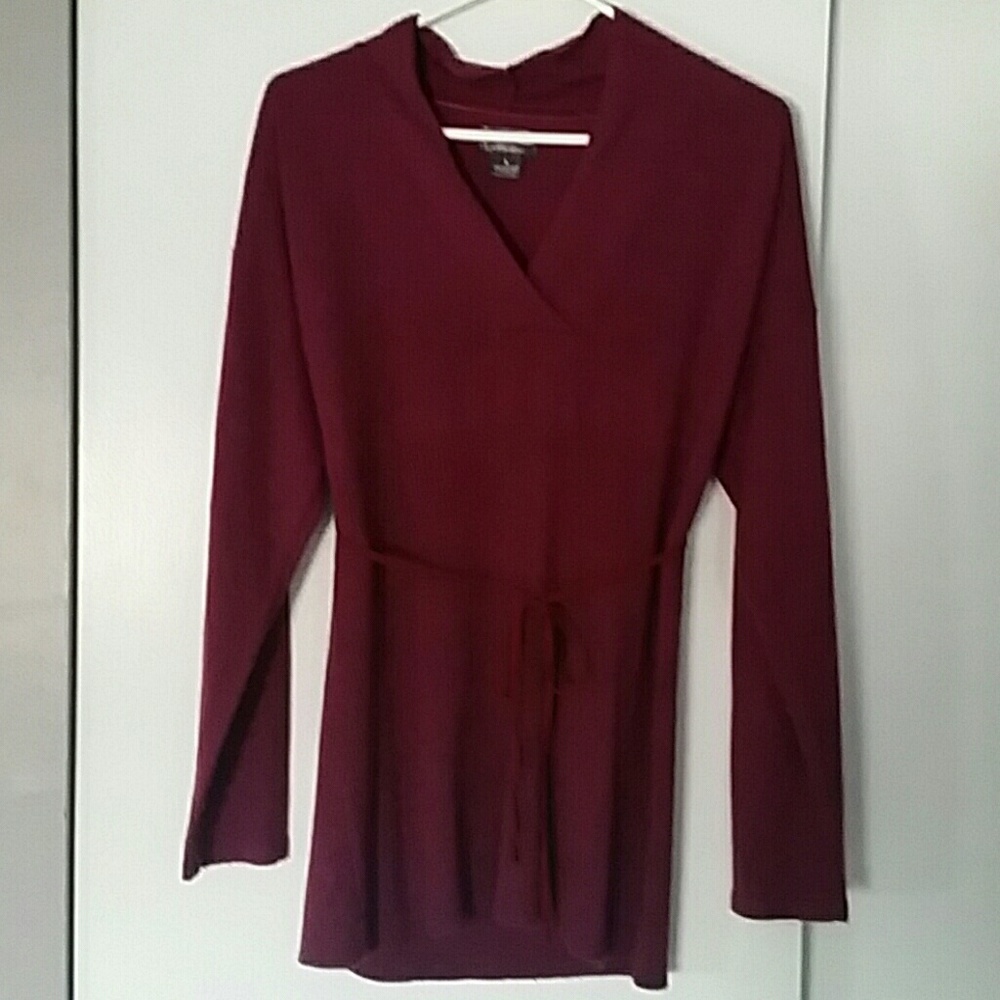 Long maternity sweater