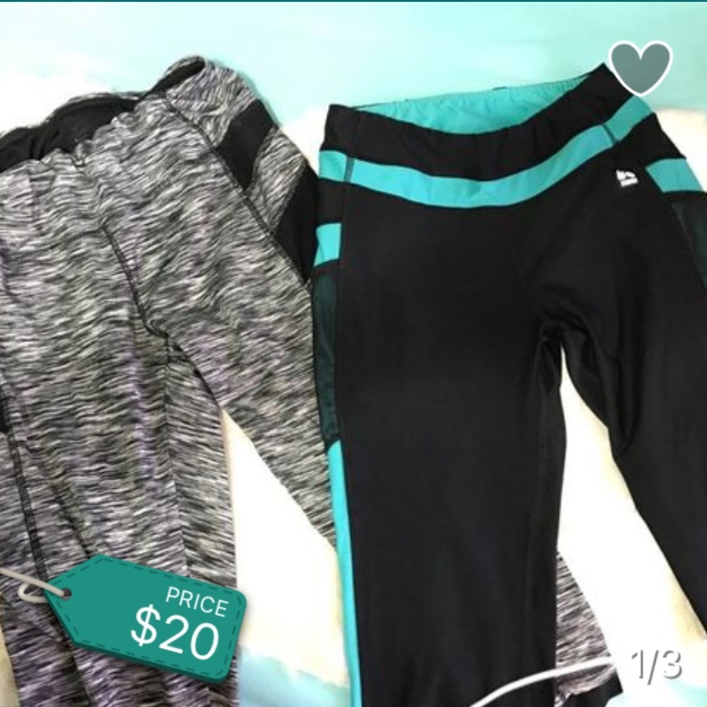 Two pairs of leggings