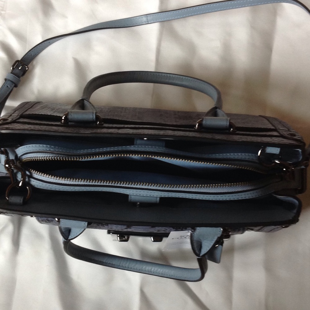 NWT Coach Swagger Frame Satchel - Picture 3 of 6