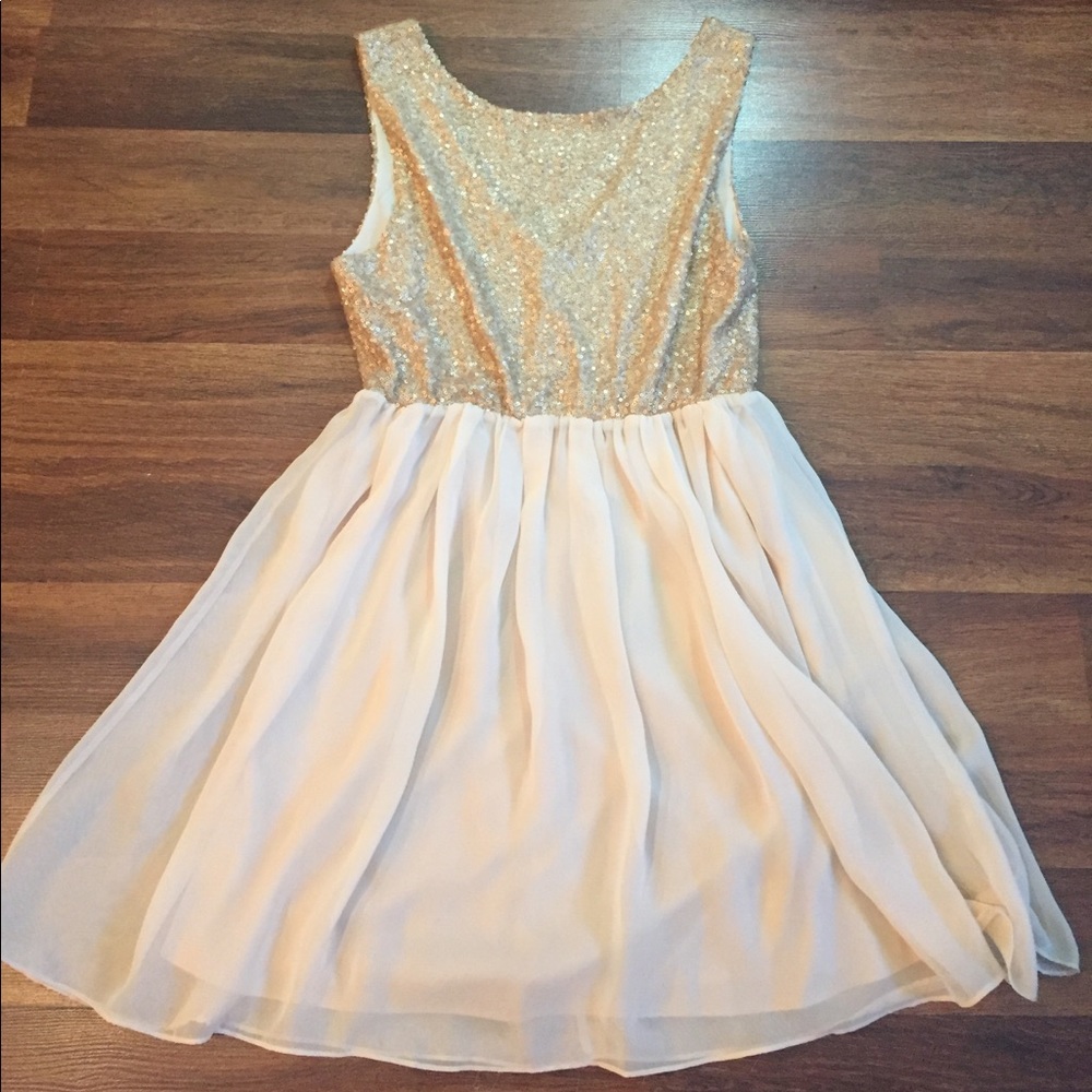 Gold Sequined dress