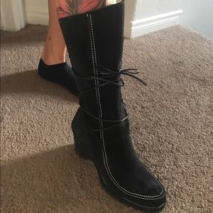 Via Spiga Wedge Boots