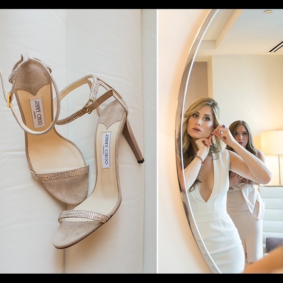 SOLD!!!🎊HP🎊1.18.18🎊Embellished leather heels👠 - Picture 2 of 8