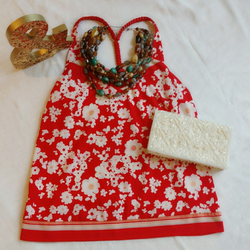 Orange Racerback Tank