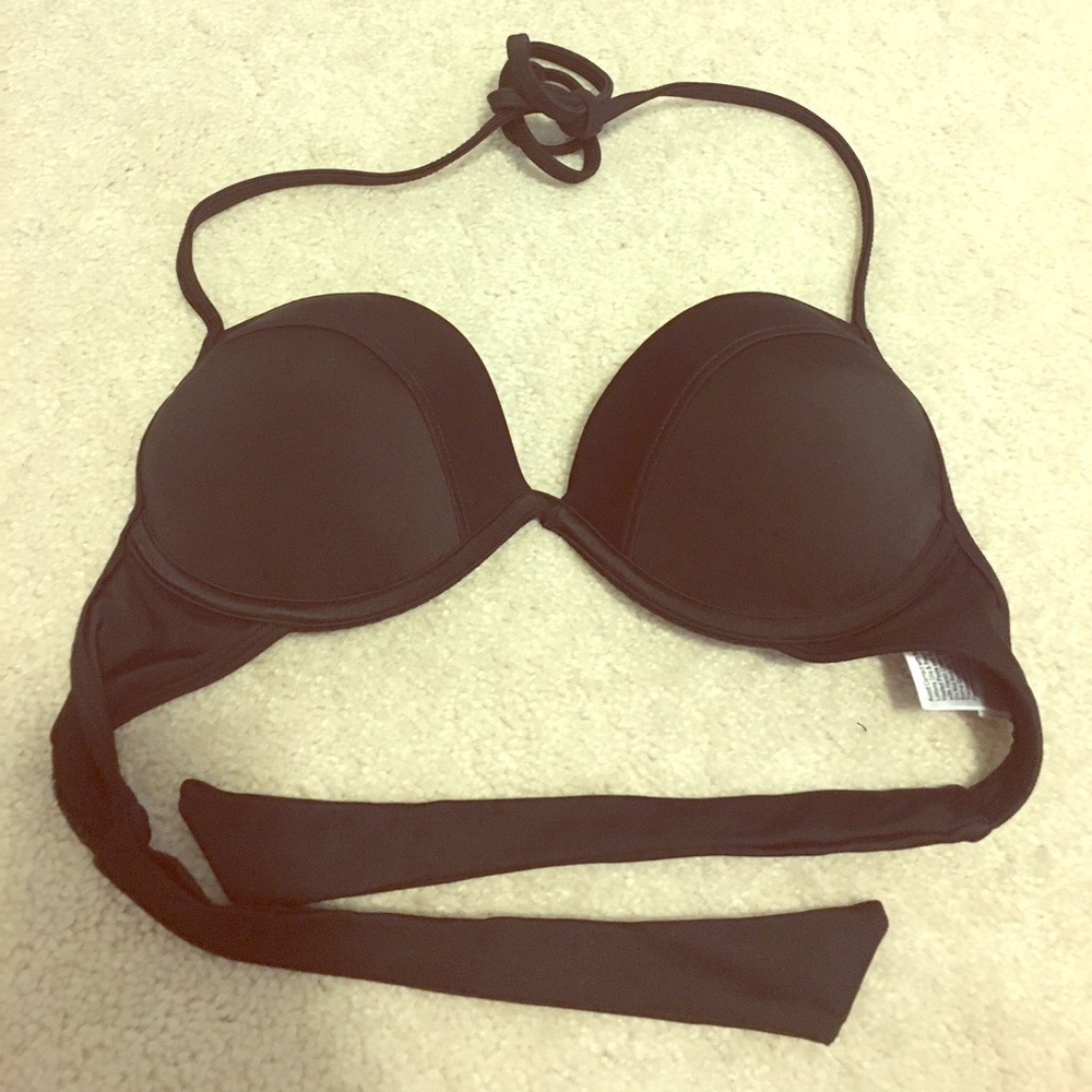 Kirra Black Pushup Bikini Top