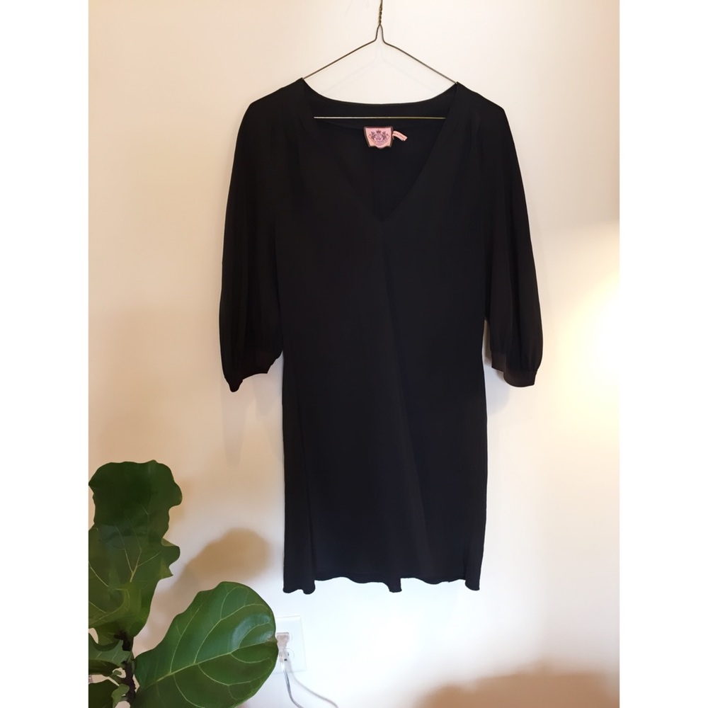 Juicy Couture Silk Black Dress