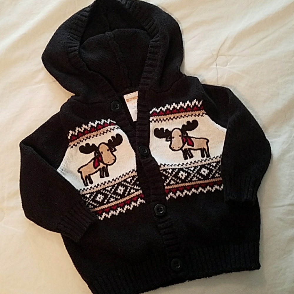💗HP💗 Moose Hoodie Cardigan